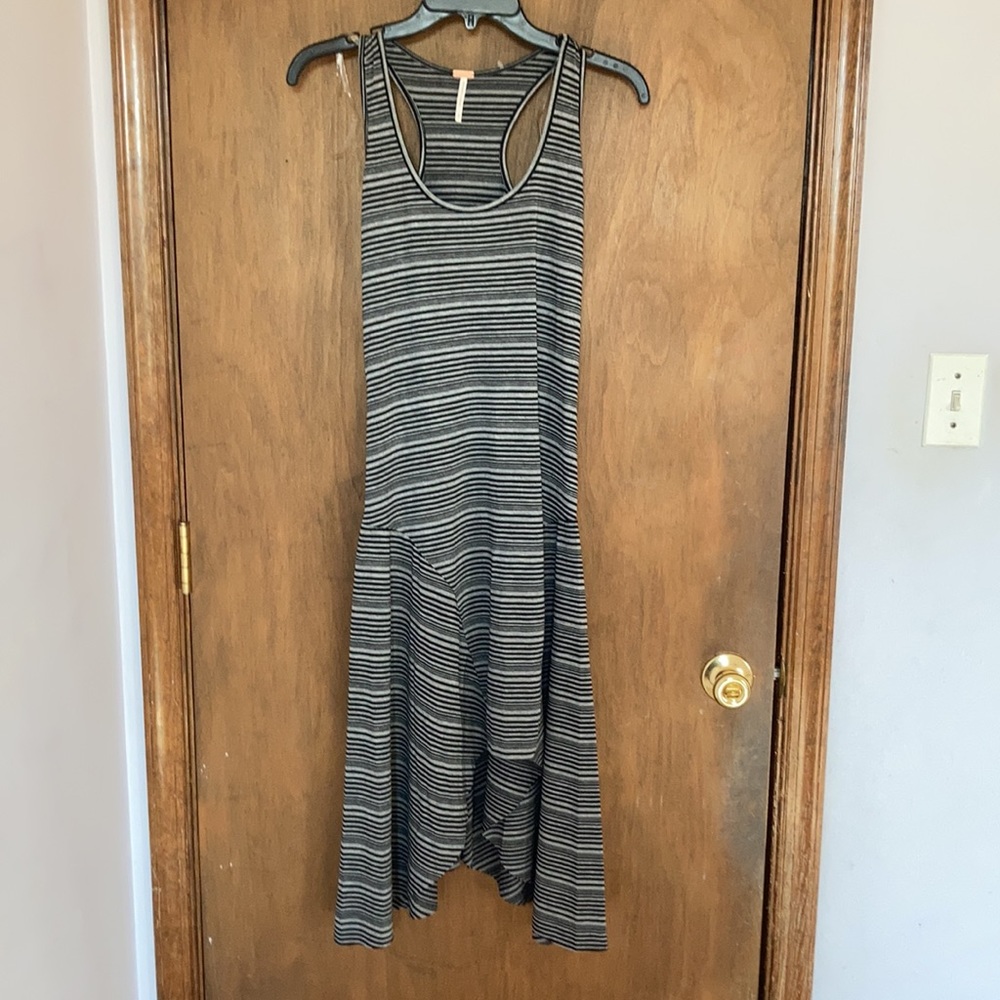 poof sleeveless striped dress with stretch casual neutral size S juniors - Picture 6 of 17